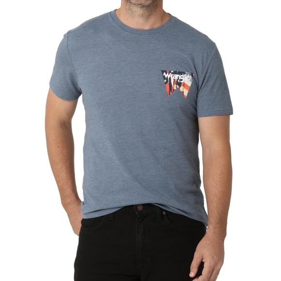 Wrangler Other - Wrangler Men's Graphic Blue Tee